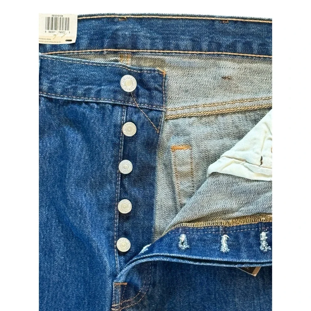 Levi's 501 Original Button-Fly Jeans Straight Leg Men's‎ Size 38x34 NWT
